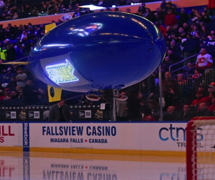 Electric RC Zeppelin with Scrolling LED sign